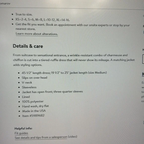 Komaro Beaded Charmeuse & Cliffon Tiered Dress withh Jacket - Picture 14 of 14